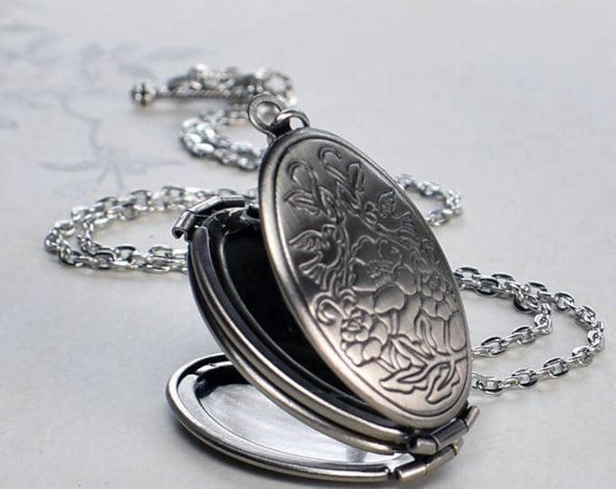 Folding Floral Locket, Family Locket Mother's Day Gift for Mom Gift for ...