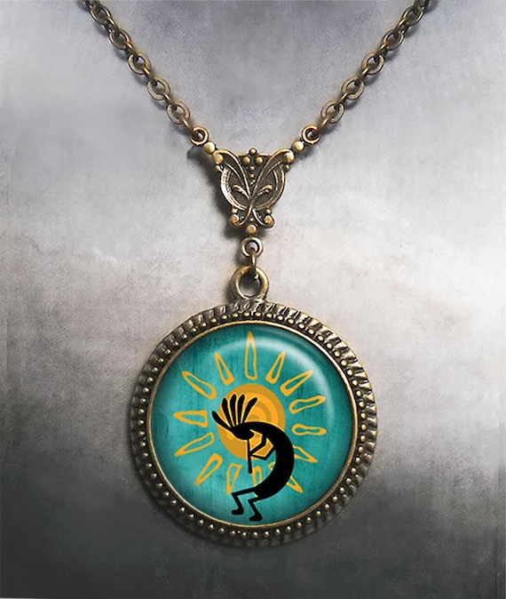 Southwest Flute Player Kokopelli Charm 3D Sterling Silver Southwest Flute Player Kokopelli Charm 3D Sterling Silver