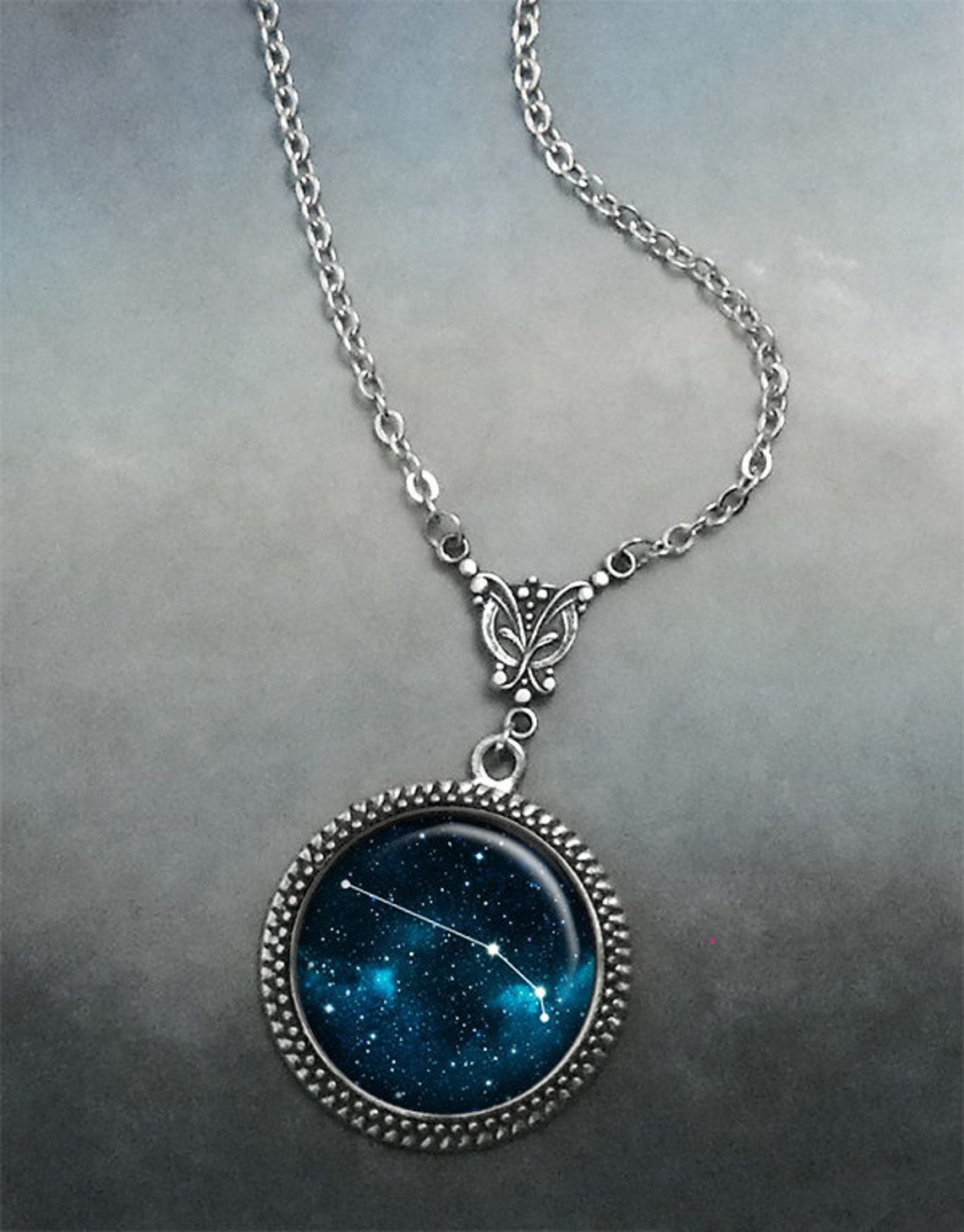 Aries Zodiac Sign Astrology Necklace Constellation Astrology Necklace 30pcs-N213