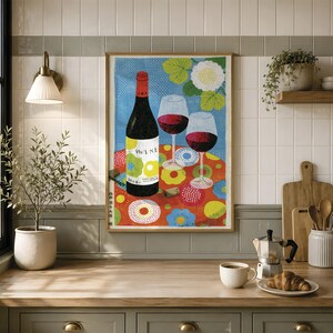 wine-wall-art-print-modern-wine-bottle-poster-red-wine-kitchen-decor