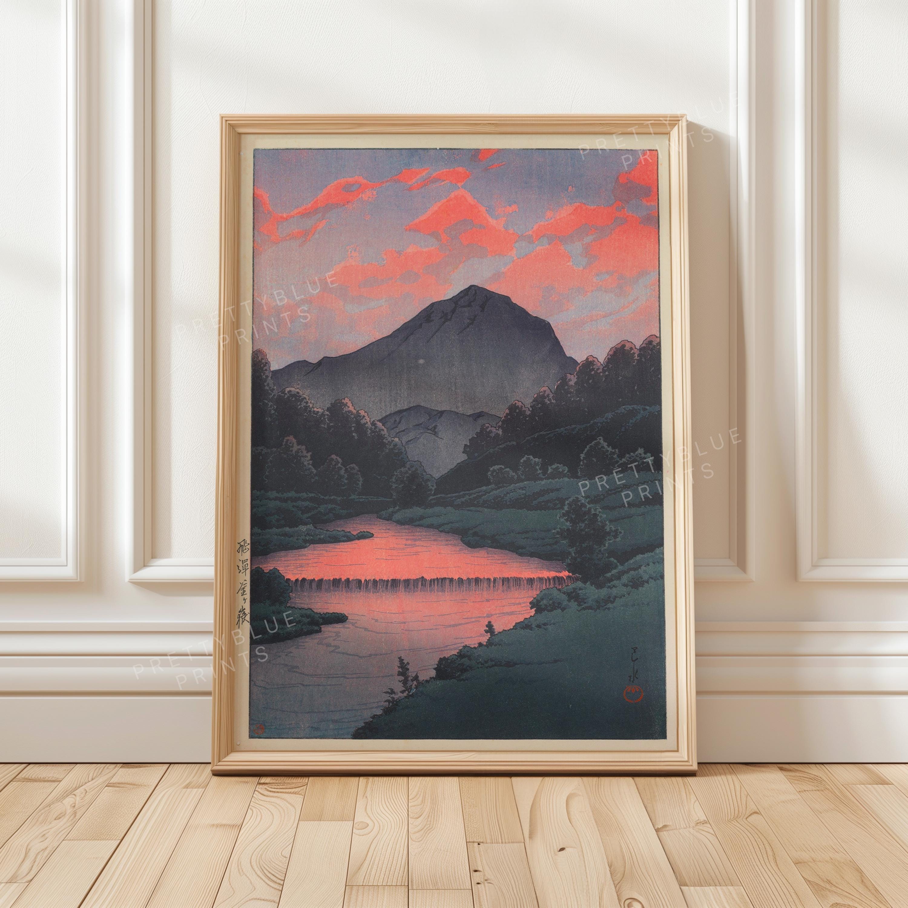 Kawase Hasui Sunset - Etsy