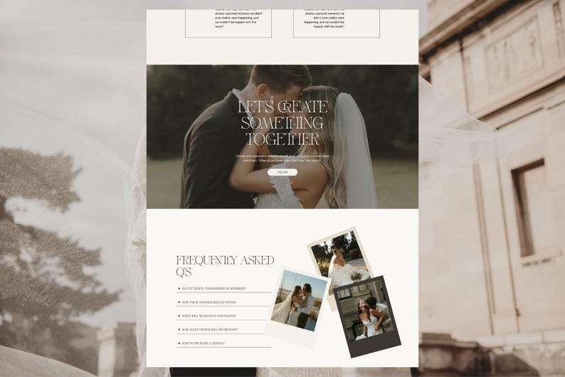 Elementor Wordpress Template für Hochzeitsfotografie-Feminines Wordpress Theme-Modern Business Website-Elementor Portfolio Website-Isla Theme Bild 7