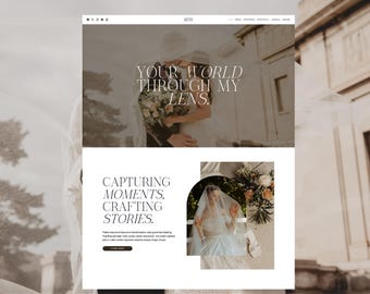 Fotografie Wordpress Theme-Feminine Wordpress Template-Business Website-Kadence Kind Theme-Responsive Portfolio Website