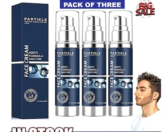 Particle Men's Face Cream | Anti Aging Hydrating Wrinkle Repair (Pack of 3)