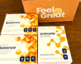 Pack of 3 unicity unimate 30 sachet | balance 60 sachet