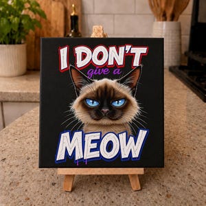 Rolig katt – "Jag jamar inte" Grumpy Cat Dryckesunderlägg –