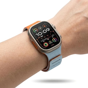 Tweekleurige magnetische siliconen Apple Watch-band | Sportlusband (Ultra, SE, 9-3)