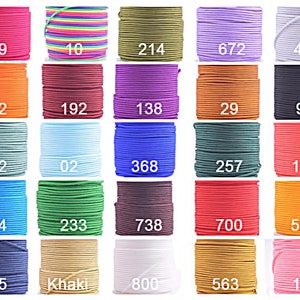 Corda in nylon per cordoncino cinese da 1,0 mm/1,5 mm/1,8 mm per la creazione di gioielli, perline, annodatura cinese, Kumihimo, Macramé