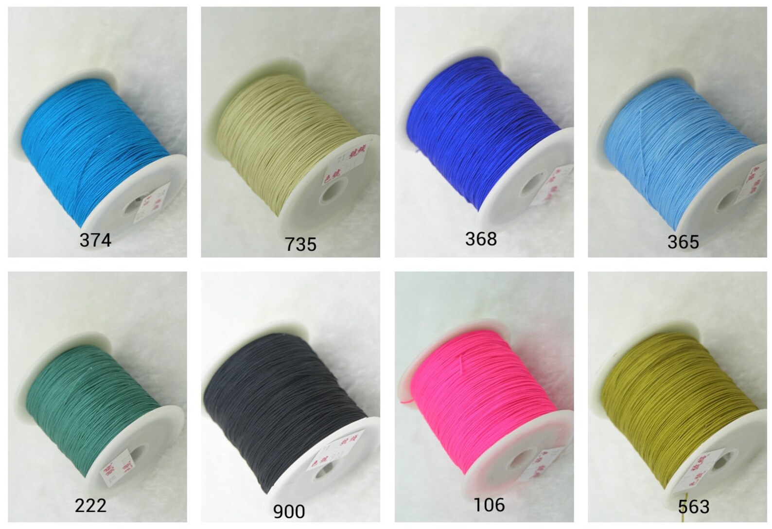 750 Yards5 Rollseco 0.4mm Chinese Knotting Cord/braided Macrame Nylon