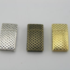4 Colors--15 Sets 10mmx2mm Flat Magnetic Clasp For Licorice Leather Cord Bracelet Making--CLP1245