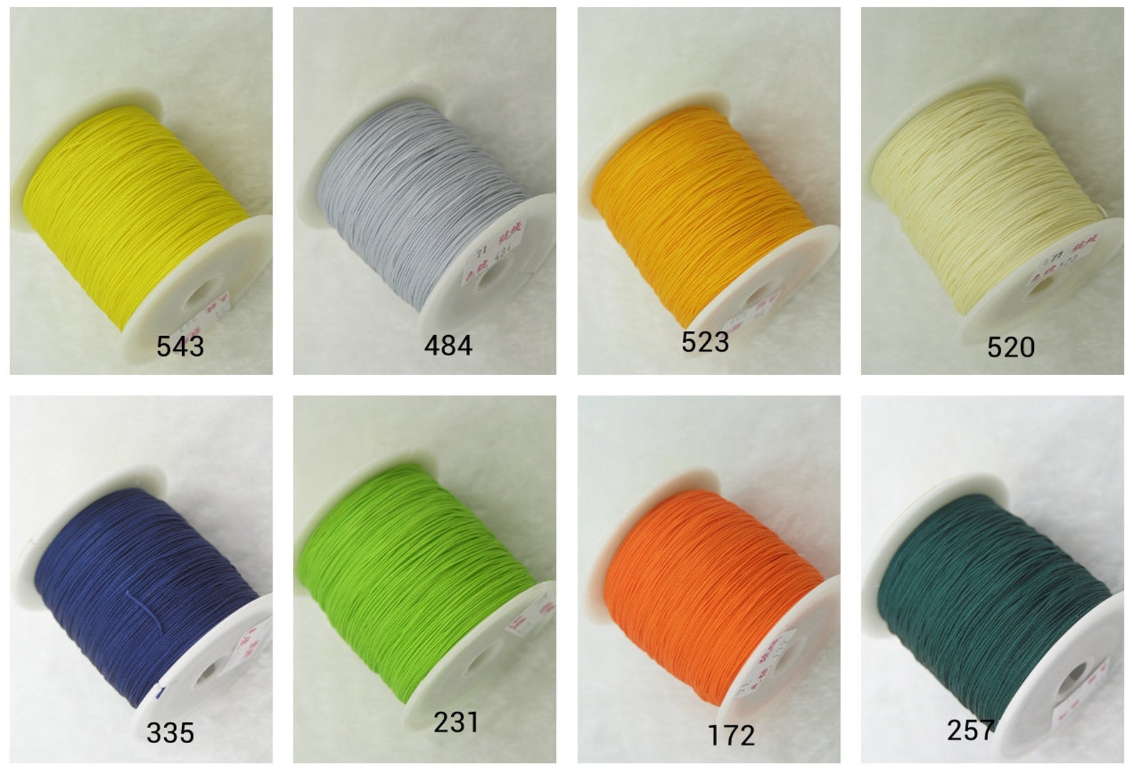 750 Yards5 Rollseco 0.4mm Chinese Knotting Cord/braided Macrame Nylon