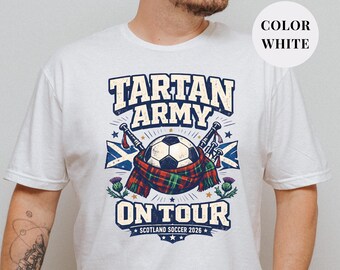 Tartan Army Soccer Shirt | Scotland 2026 World Cup Fan Apparel