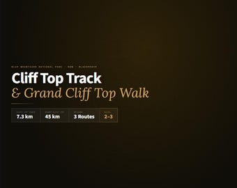 Blue Mountains Cliff Top Walk Guide | Govetts Leap to Pulpit Rock | Grand Cliff Top Track | Grose Valley Views | Instant Download NSW