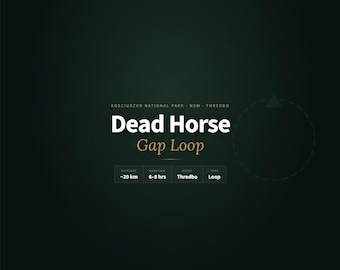 Dead Horse Gap Loop Trail Guide | Thredbo Circuit | Ramshead Range & Thredbo River | 3 Alpine Zones | Instant Download | Kosciuszko NSW