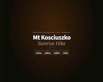 Mt Kosciuszko Overnight Sunrise Hike Guide (Instant Download)