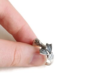 silver duck ring etsy