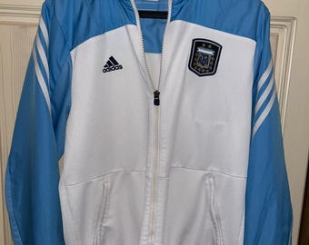 Argentina Adidas Official 2000s Vtg Football Team Tracksuit Top