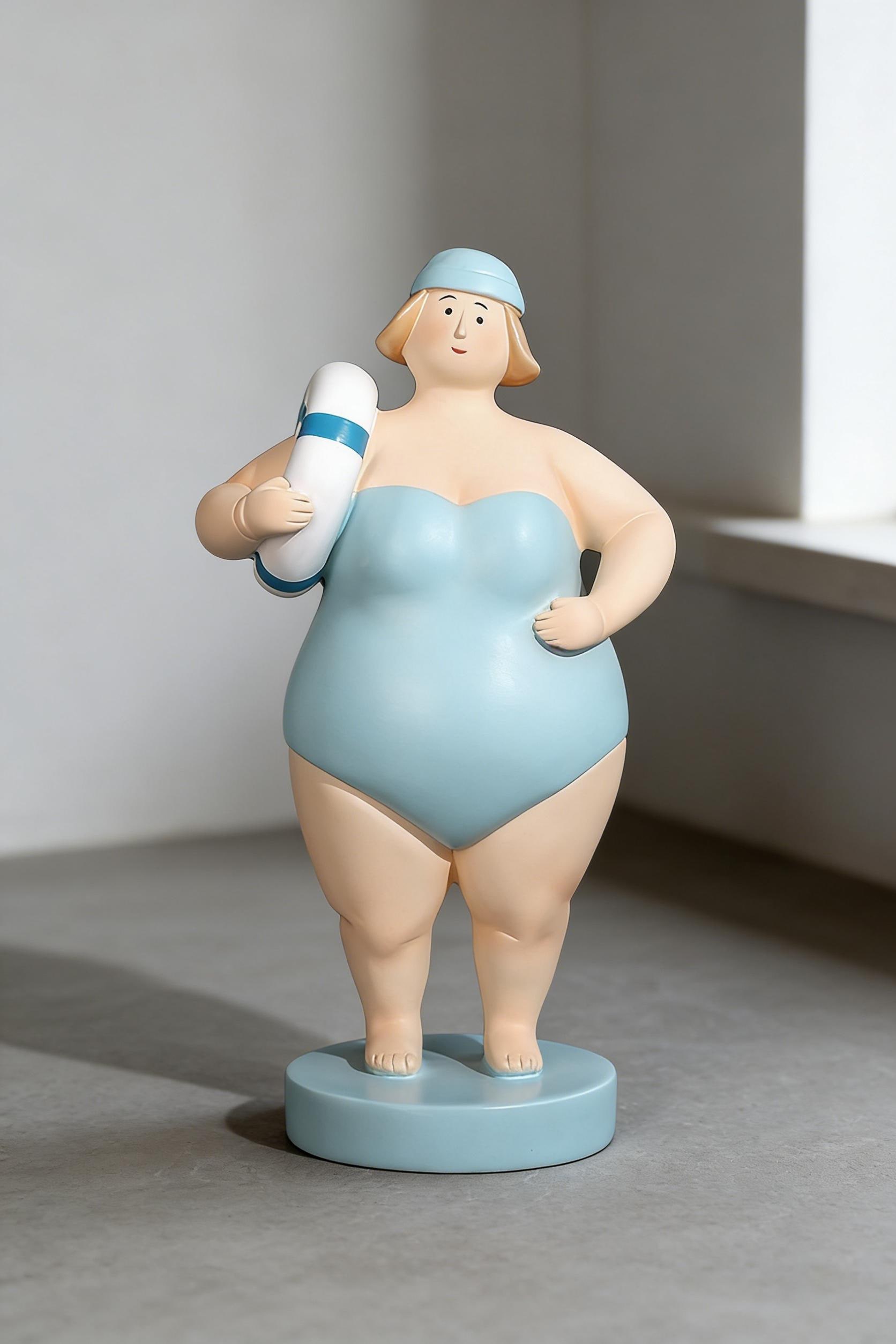 Fat woman figurine - Etsy 日本