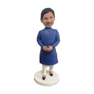 Custom Elderly Bobblehead Personalized Parent Doll Birthday Christmas Gift for Mom Dad Mini Me Doll Custom Figurine