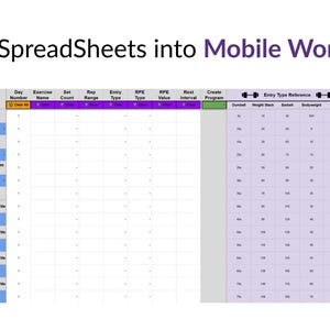 Crea aplicaciones móviles de fitness con Google Sheets (no se requiere programación).