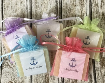 Anchor Nautical Theme Soap Favors Baby Bridal Shower