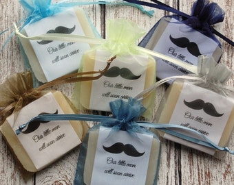 Mustache Little Man Soap Favors Baby Shower