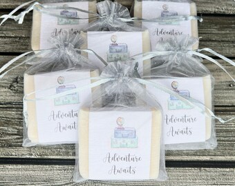 Adventure Awaits Soap Favors Wedding Shower