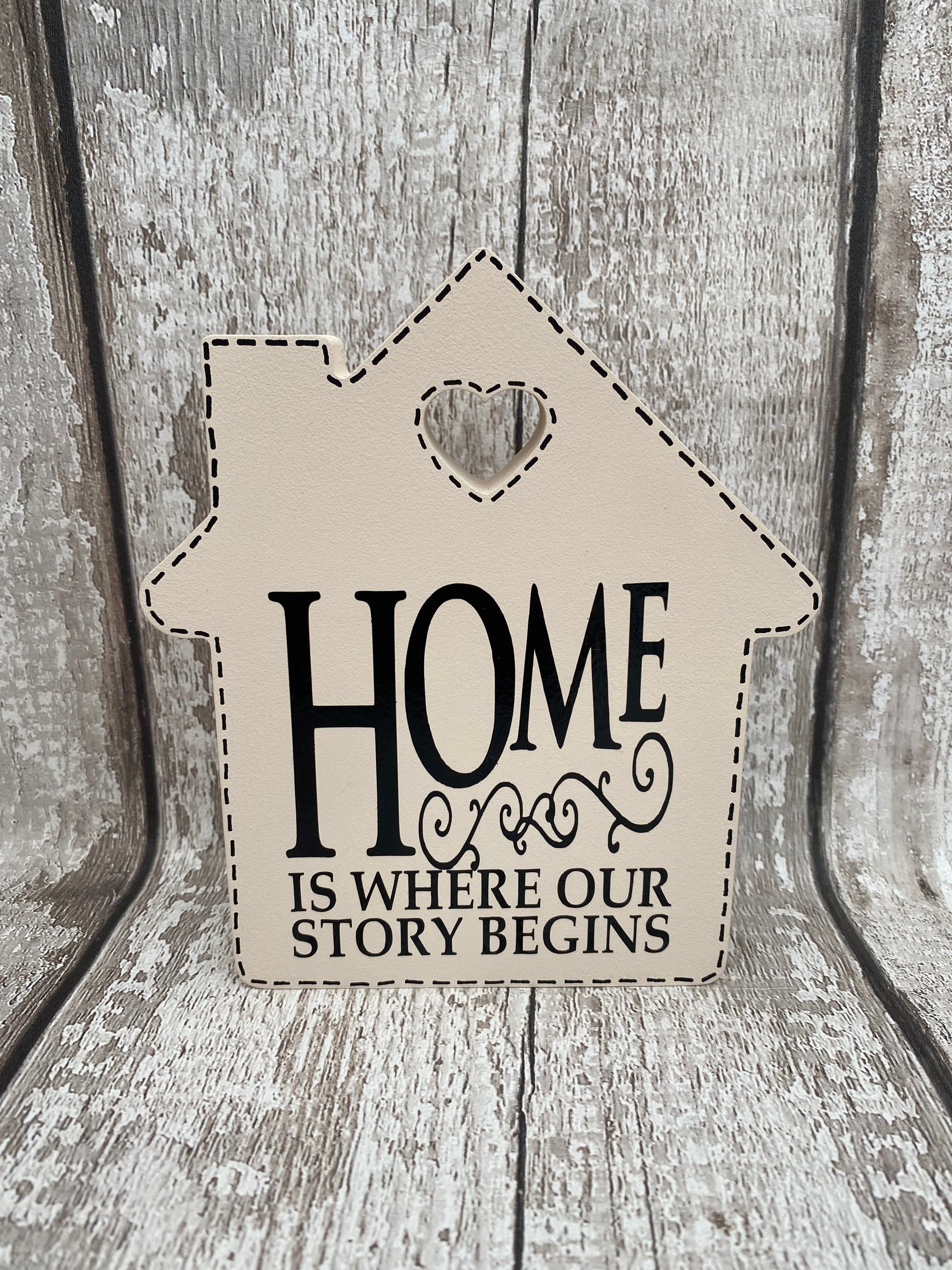 Freestanding Home sign Home sign Freestanding House Etsy