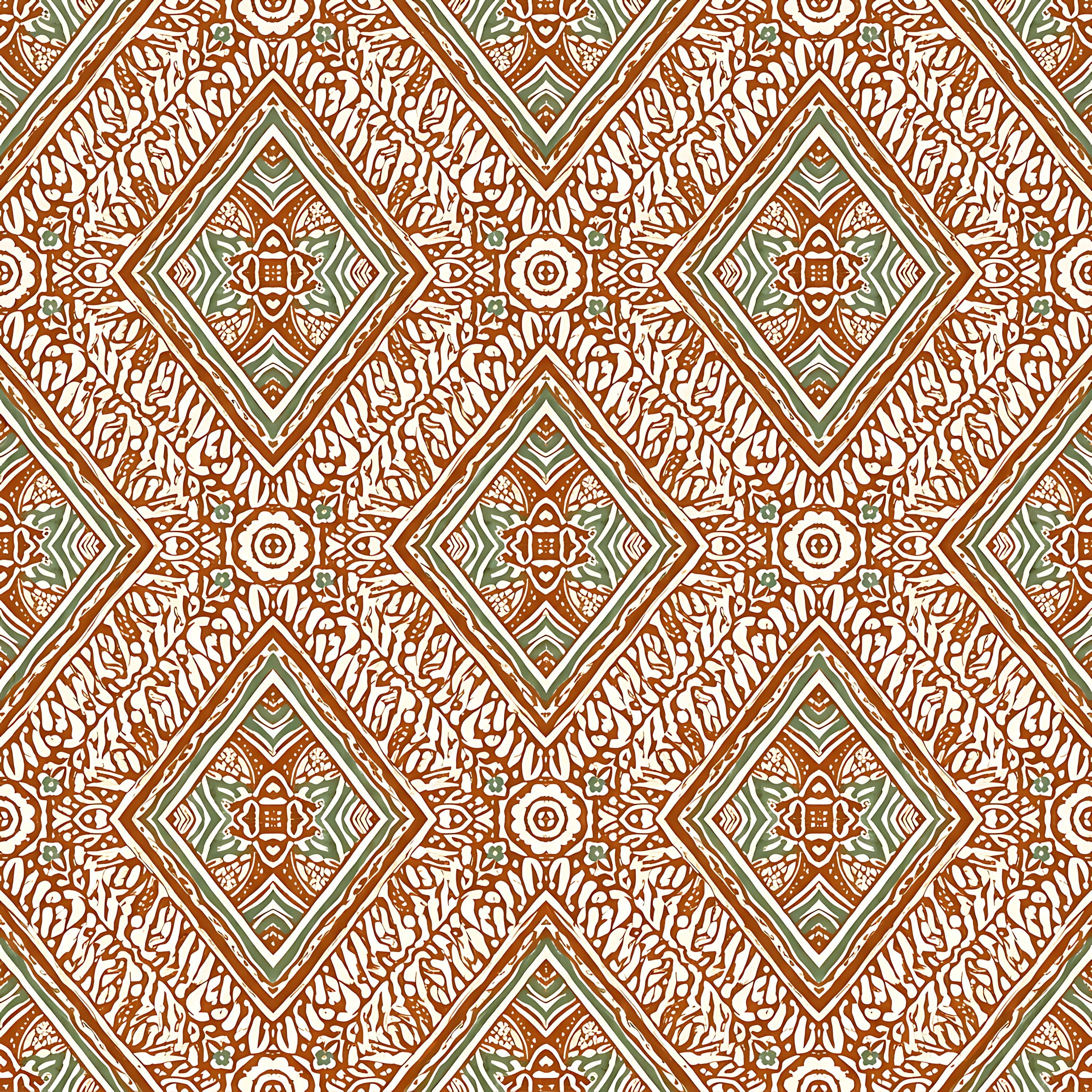 Pattern Gringsing Balinese Gringsing Seamless Pattern Bundle, Traditional Ikat Diamond ...