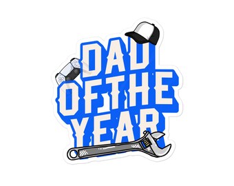 Dad Of Year Sticker