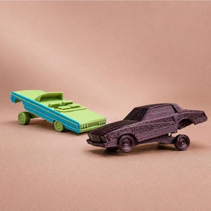 STL BUNDLE '64 Inballa + '79 MonteCruiso Lowriders - Fidget & Keychain - Kit de Montagem de Cartões