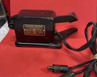 Antique Singer Sewing Motor Speed Controller Foot Pedal BT‑7 Tested, Works(E1)