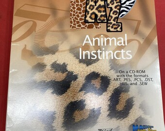 Animal Instincts OESD C1015 Multi Format Designs CD Embroidery Collection(B3)