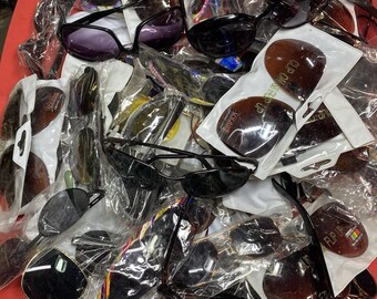 68 gafas de sol vintage de los años 90 para adultos y niños - Nuevas de stock antiguo (S1)