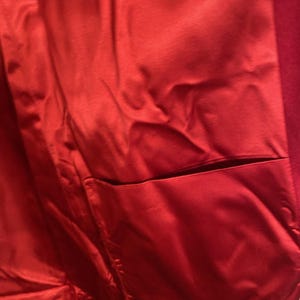 Trench-coat rouge Pendleton VTG 100 % laine mérinos Taille 8P image 7