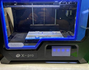 X-Pro 3D Printer Dual Extruded, 4.3” Touchscreen, Wi-Fi Or USB-Parts/Repair