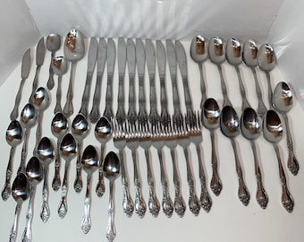 Set of 9 Imperial International Kingstowne Stainless Steel