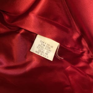 Trench-coat rouge Pendleton VTG 100 % laine mérinos Taille 8P image 8