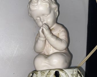 Lampe-cadeau Aladdin, lampe veilleuse, petit enfant en prière, 6 po. de haut