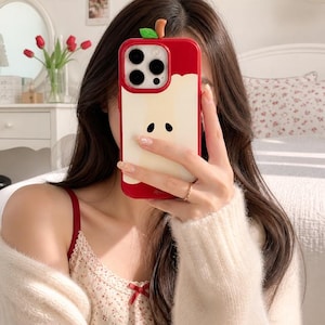 3D Fruit Core Cover, Korean Style Anti Drop Scratch Resistant PVC Accessory