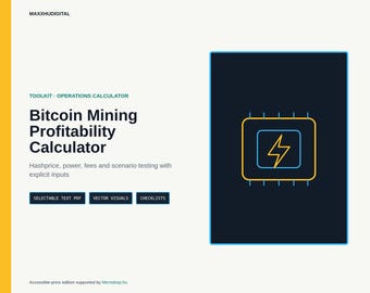 ビットコインマイニング収益性計算ツール2026 — ASIC投資収益率、損益分岐点、半減期の影響 | デジタルガイド