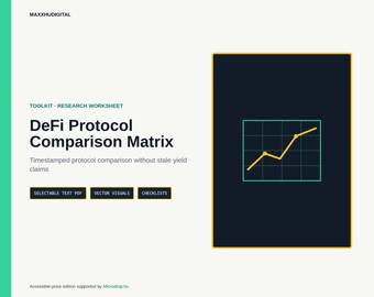 Matrice comparative des protocoles DeFi 2026 - Analyse des risques, des preuves et des stratégies de sortie (PDF)
