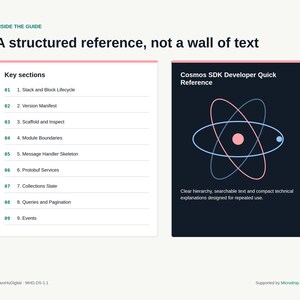 Guide de référence rapide pour les développeurs du SDK Cosmos — CometBFT, IBC, CosmWasm | Aide-mémoire PDF imprimable image 2