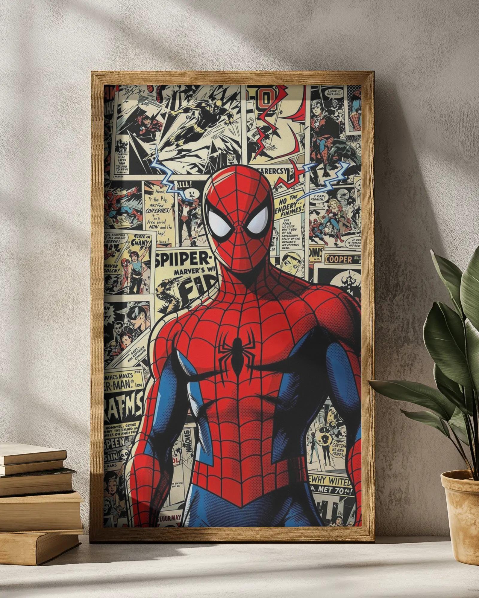Vintage Spider Man Room Decor - Etsy