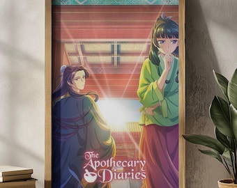 The Apothecary Diaries – Elegant Anime Poster, Maomao Palace Mystery Art, Oriental Botanical Wall Decor, Historical Anime Print