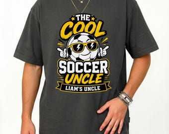 Camiseta personalizada para tío futbolista, camiseta personalizada para el día del partido, regalo para el tío orgulloso de la Copa de Fútbol 2026.