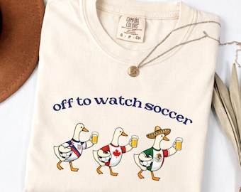 Soccer Cup 2026 Goose Beer T-Shirt Funny, Tee Host Cities Championship Fan Outfit