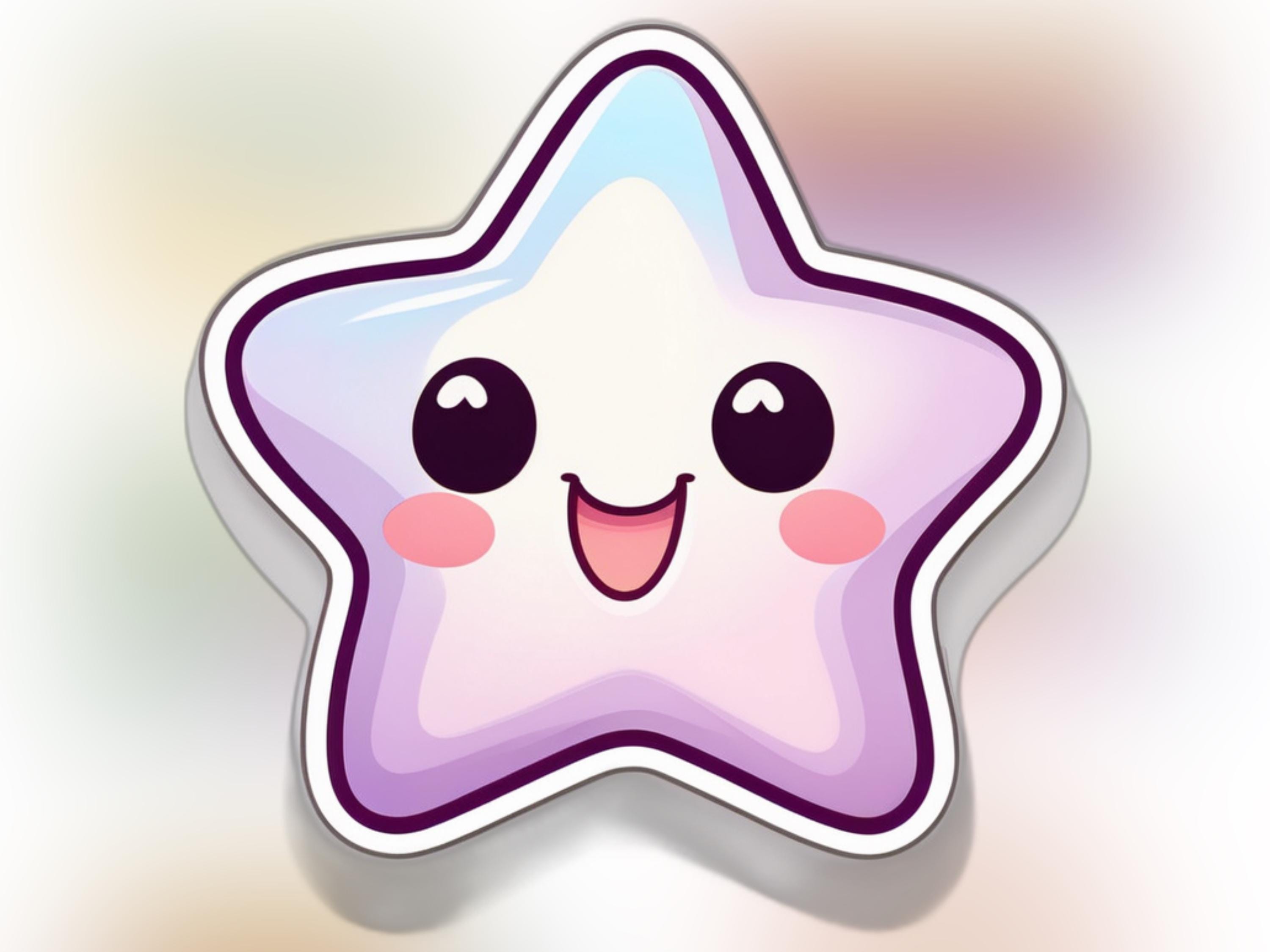 Kawaii Star Reward Stickers, Kids Motivation Chart, Preschool Printable ...