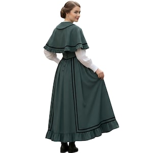 1800 green dress When The Dress No Longer Fits (1864 Green And Gold Dress, Evie) (HSM #11) The Quintessential Clothes Pen