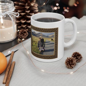 Highland Coo Mug | Funny Scottish Kilt Gift | Legendary Adventures Scotland 11oz image 5